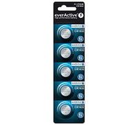 everActive CR1632 3 V, 5 batterie al litio, batteria più potente, durata di 10 anni, 5 pezzi, 1 blister