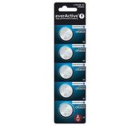 everActive CR2025 - Batterie a bottone al litio, 3 V, 10 anni, 1 blister