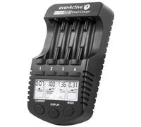 EVERACTIVE Intelligent Caricabatterie NC-1000 Più Nero 12V LCD USB DC-1500mA New