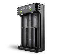 EverActive LC-200 Caricatore Batterie Li-ion Smart 2 Slot 1000mA USB