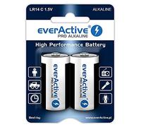everActive Pro - Batterie alcaline C per bambini, LR14 R14, 1,5 V | Massime prestazioni, durata 10 anni, blister