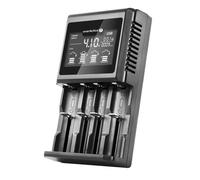 EVERACTIVE Professionale Caricabatterie Uc4000 Nero Ac100-240V Ioni di Litio LCD