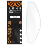 Everalo Lente Antiappannamento Visiera Agv Gt2 - K1 - K5 - Compact - Strada - Ducati Peak-V5 - Vcan V271 - Pinlock DKS118 Compatibile (Pinlock)