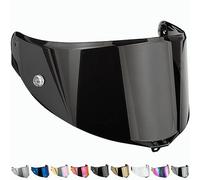 Everalo Visiera Agv Corsa - Corsa-R - Pista - Pista-Gp - Pista-Gpr - Pista-Gp RR - GT Veloce - Veloce S - Race 3 Pinlock e Tearoff ready(Dark Fume')