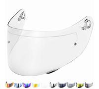 Everalo Visiera Agv K1 - K1s - K3sv - K5 - K5s - S4sv - Horizon - Skyline - Strada - Stealth sv - Compact - Visiera Casco Pinlock Ready (Trasparente)