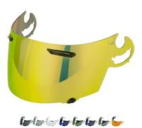 Everalo Visiera Arai Chaser V - Rx7 Gp - Axces 2 - Axces 3 - Quantum St - Quantum St Pro - Rebel - Signet Q - Vector 2 - Corsair V - RR5 - Visiera Casco SAI Type (Oro Cromo)