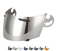 Everalo Visiera Arai Chaser V - Rx7 Gp - Axces 2 - Axces 3 - Quantum St - Quantum St Pro - Rebel - Signet Q - Vector 2 - Corsair V - RR5 - Visiera Casco SAI Type (Argento Cromo)