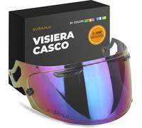 Everalo Visiera Compatibile con Arai Chaser X - Rx7v - Rx7x - Quantic - Quantum X - Concept X - Concept Xe - Renegade V - Profile V - Qv Pro - Vas V - Visiere Casco Pinlock Ready (Iridium Cromo)