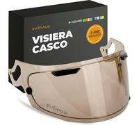 Everalo Visiera Compatibile con Arai Chaser X - Rx7v - Rx7x - Quantic - Quantum X - Concept X - Concept Xe - Renegade V - Profile V - Qv Pro - Vas V (Light Fume')