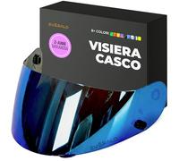 Everalo Visiera Compatibile con HJC Cs15 - Fg15 - Is16 - Tr1 - Fs11 - Ac12 - Cl15 - Cl16 - Clsp - Clst - Cl17 - Csr1 - Fs10 - Fs15 - Hj09 (Blu Elettro)