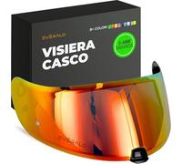 Everalo Visiera Compatibile con HJC FG17 - IS17 - FGST - C70 - C70N - HJ20M - Visiere Casco Pinlock Ready (Rosso Cromo)