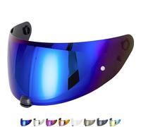 Everalo Visiera Compatibile con Hjc i70 - i10 - Visiera Casco Hj-31 - Pinlock Ready (Blu)