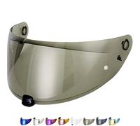 Everalo Visiera Compatibile con Hjc i70 - i10 - Visiera Casco Hj-31 - Pinlock Ready (Fume' Chiaro)