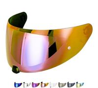 Everalo Visiera Compatibile con Hjc i70 - i10 - Visiera Casco Hj-31 - Pinlock Ready (Rosso)