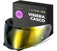 Everalo Visiera Compatibile con HJC I90 - I91 - HJ33 (Oro Cromo)