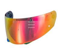 Everalo Visiera Compatibile con HJC I90 - I91 - HJ33 - Visiere Casco Pinlock Ready (Rosso Cromo)