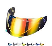 Everalo Visiera Compatibile con Hjc i90 - i91 Modulare - Visiere Casco HJ-33 Pinlock Ready (Rosso)