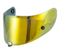 Everalo Visiera Compatibile con HJC RPHA 70, RPHA 11 - HJ26 - HJ-26ST - Visiere Casco Pinlock e Tear-Off Ready (Oro Cromo)