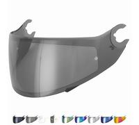 Everalo Visiera compatibile con Shark Spartan - Spartan 1.2 - Skwal - Skwal 2 - D Skwal - Visiere Casco VZ160 VZ165 - Pinlock Ready - Antigraffio (Fume' Chiaro)