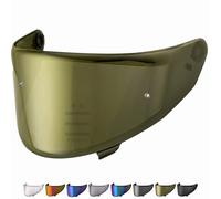 Everalo Visiera Compatibile con Suomy Speedstar - Stellar - Track1 - Tx Pro - Track - Visiera Casco Suomy Compatibile - Pinlock e Tear Off Ready (Oro)