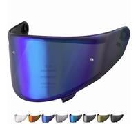 Everalo Visiera Compatibile con Suomy Speedstar - Stellar - Track1 - Tx Pro - Track - Visiera Casco Suomy Compatibile - Pinlock e Tear Off Ready (Blu)