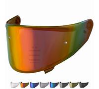 Everalo Visiera Compatibile con Suomy Speedstar - Stellar - Track1 - Tx Pro - Track - Visiera Casco Suomy Compatibile - Pinlock e Tear Off Ready (Rosso)