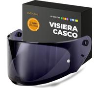 Everalo Visiera per Casco LS2 FF353 Rapid - FF320 Stream Evo - FF800 Storm | Adatta anche a Rapid II - Storm II, Lente di ricambio Esclusiva, Compatibile con lente Antifog Originale