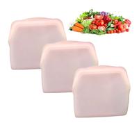 Everbag - Confezione da 3 sacchetti riutilizzabili in silicone per alimenti, a prova di perdite, per congelatore verticale, inodore, resistenti alle alte temperature, riutilizzabili, in silicone