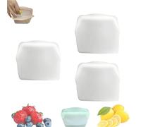 Everbag Sacchetti riutilizzabili in silicone per alimenti - 1000 ml sacchetti per congelatore autonomi con sigillo di coltura interbloccante, sacchetti di conservazione resistenti al calore per