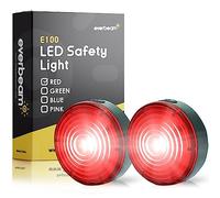 Everbeam Luci di Sicurezza E100 a LED per Uscite Notturne - Lampadina LED Impermeabile da Bici Ideale per Corridori, Ciclisti, Passeggiate con Il Cane, Kayak - Lampadina LED A Clip - 2 Pezzi