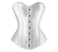 Everbellus Donna Bustino Corsetto a cuore, Stringivita Modellante Dimagrante Eleganta Corsetto Bianco Large
