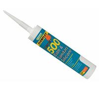 Everbuild 500GREY Bagno E Sanitari Silicone Manhattan Grigio 310ml 500