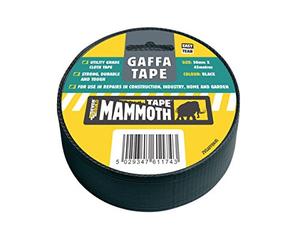 Everbuild Gaffa Tape Black 50Mmx45M 2Vgaffbk45