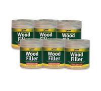Everbuild Multiuso Legno Filler 250ml Teak 6 Pack Impermeabile SIKA-499701-6