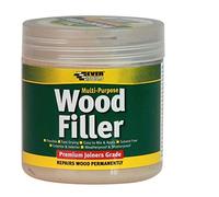 Everbuild Stucco per legno multiuso, adatto per interni ed esterni, levigabile, bianco, 250 ml