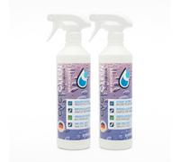 EVERCLEEN Spray impregnante e anti-neve 2 × 500 ml - Impermeabile e resistente allo sporco per pelle, tessuti, tende, scarpe, vestiti e borse - Ideale per attività all'aperto, inverno e uso quotidiano