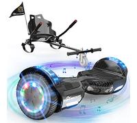 EVERCROSS Hoverboards con Sedile 6,5 Pollici, Bluetooth e Luci LED Colorate