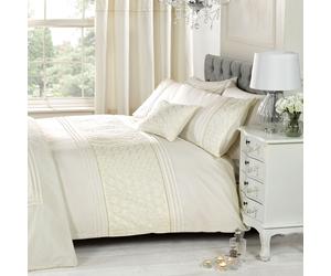 Everdean Floreale Crema Copripiumino e Federa Set Elegante - Singolo