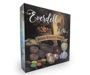 Everdell Deluxe Resource Vessels 2nd Edition | Contenitori a tema e porta carte | Confezione di accessori per giochi ed espansioni Everdell Base | Include 10 vasi unici, 3 porta carte foglia