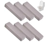 Everdrop, 6 Spazzole per la Pulizia della Pietra Pomice, per Barbecue, Blocchi di Pomice, Blocchi di Pulizia per WC, Blocchi Forti per Barbecue, Cucina, Forno, Doccia, Lavandino