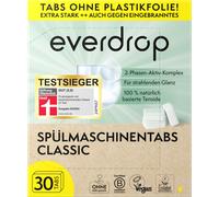 everdrop Tabs per Lavastoviglie - Classic - 30 pezzi