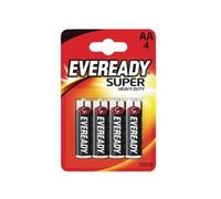 Eveready Batteria AA super resistente, 4 pezzi, a lunga durata, rispettosa dell'