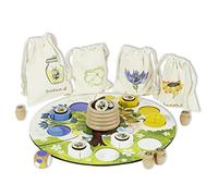 EverEarth 1. Raccolta del Miele in Legno sostenibile - Giocattolo educativo colorato per stimolare Le capacità motorie e Il Gioco di Ruolo - Set Ecologico per Bambini - EE33794