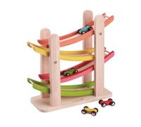 EverEarth Car Race Track EE30942 pista di legno per bambini dai 18 mesi in su