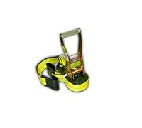 Everest Premium, con cricchetto - 1 PK - 2 in - 8,2 m - carico di lavoro 1.511,8 kilogram - 4.535,9 kilogram Break Strength - Flat Hook - cargo cinghie perfetto per trasloco, apparecchiature per prato e moto