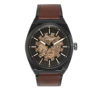 Fossil Breaker Orologio da uomo, movimento al quarzo con cinturino in acciaio o in pelle, Brownie