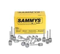 Everflow 8023925-25 Sammys 8023925 SWG 30 3/8" Sidewinder progettato per legno, asta appendiabiti, si installa orizzontalmente, acciaio con zincato, resistenza alla corrosione, lunghezza vite 1/4" x 7,6 cm (confezione da 25), 10,2 x 7,6 cm
