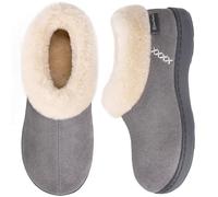 EverFoams pantofole donna peluche con schiuma memory Grigio, 40/41 EU