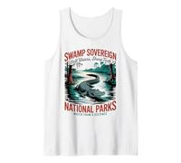 Everglades Gator - Parchi Nazionali Retro Palude Wildlife Canotta