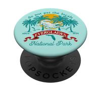 Everglades National Park FL Alligator non accarezzare la gente del posto PopSockets PopGrip Adesivo